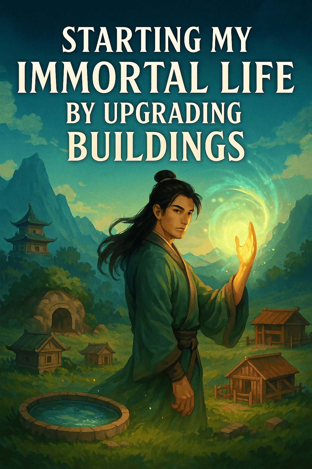 Starting My Immortal Life by Upgrading Buildings cover